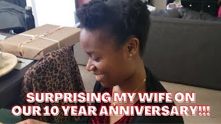 Surprising My Wife On Our 10 Year Anniversary!!!