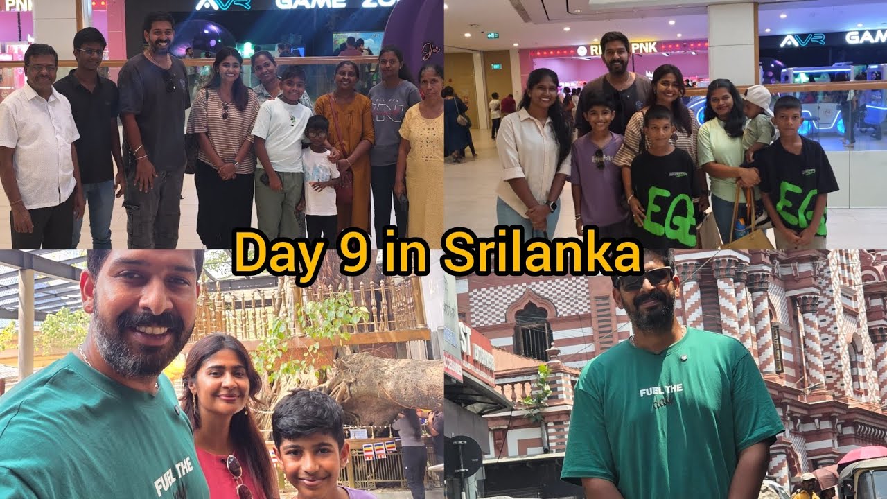 День 9 в Шри-Ланке ♥️Экскурсия по Коломбо ♥️ #amruthaabishek #tamil #kannada #couple #vlog