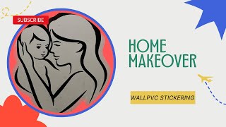 Home makeover wall PVC stickering wallstickers