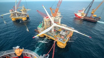 How Offshore Floating Wind Farms Are Constructed in the Ocean