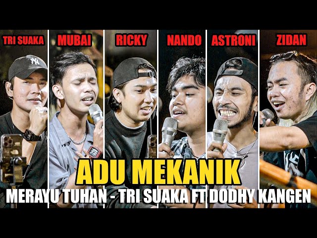 Adu Mekanik!!! Merayu Tuhan (Live Ngamen) Tri Suaka, Zidan, Nando, Astroni, Mubai, Ricky class=