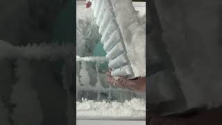 How to make freezer frost.                  #asmr #snow # freezerfrost #relaxing #ice