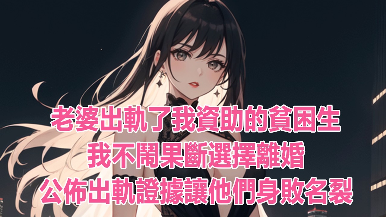 老婆出軌了我資助的貧困生，我不鬧果斷選擇離婚，公佈出軌證據讓他們身敗名裂#小說 #爽文 #完結 #一口氣看完