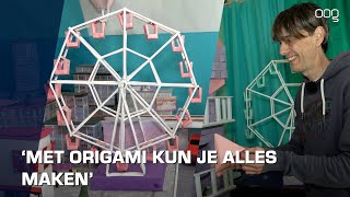 Joost heeft zijn huis vol origami kunst
