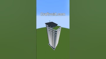 Minecraft Skyscraper timelapse