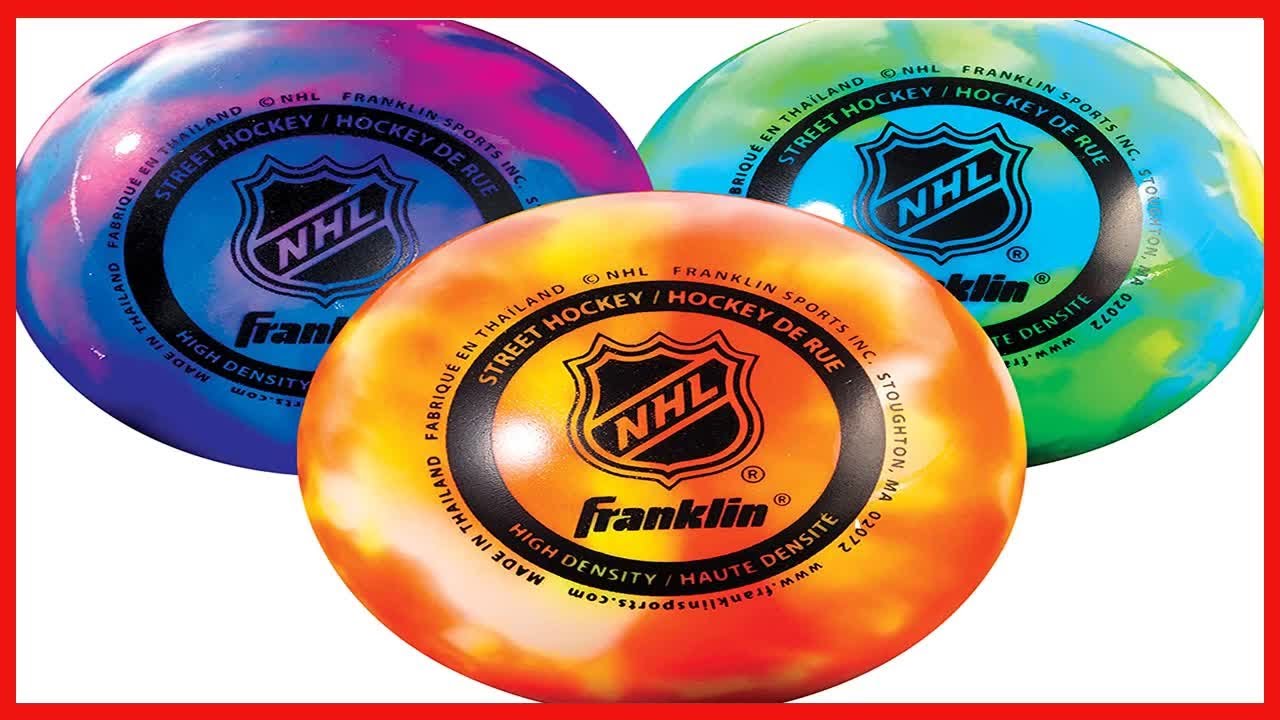 Franklin Sports NHL Street Hockey Balls No Bounce Outdoor Street