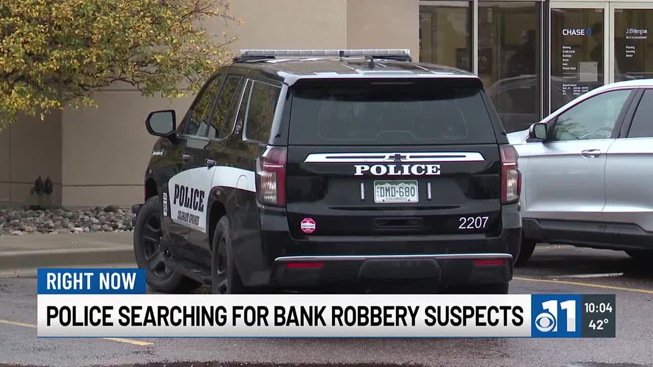 Colorado Springs police searching for four bank robbery suspects - YouTube