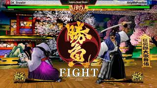 DK_Brawler (Ukyo) vs HelpMePractice (Jubei) - SamSho - TGS BashFest 2020 screenshot 1