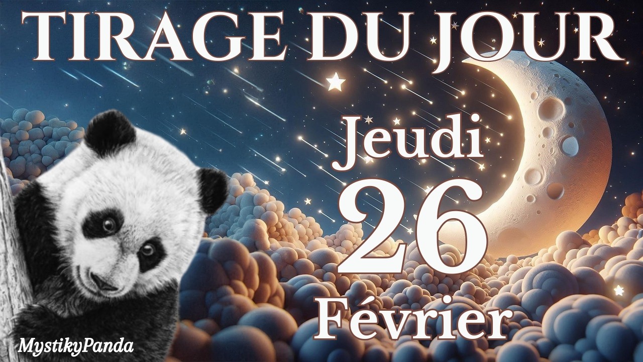 💰 L'ABONDANCE EST DEVANT TOI Tirage du jour Jeudi 26 Février