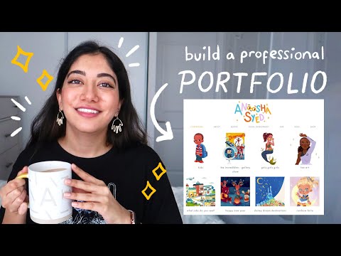 ✸ How to make a PORTFOLIO WEBSITE for your ART✸  - Tips and Tricks From a Professional Illustrator