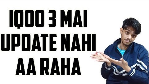 Why iQoo 3 software update is delay ? Berozgar tech