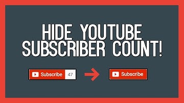 How to Hide Subscribers on Youtube 2021 | Hide Youtube Channel Subs Count on PC