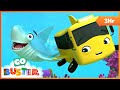 Baby Shark Family - Playing in the Ocean! | @BusterandFriends | Kids Cartoons