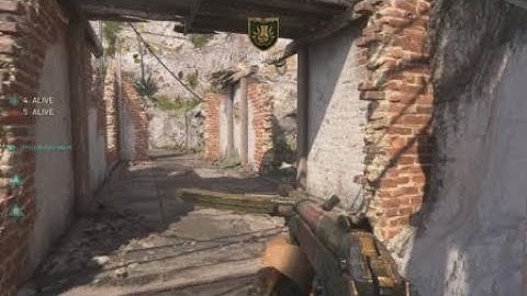 Worlds First  Cod ww2 S&D Crossmap Throwing Knife Kill