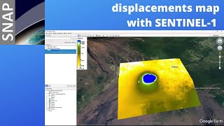 Sentinel-1 displacements map in SNAP screenshot 5