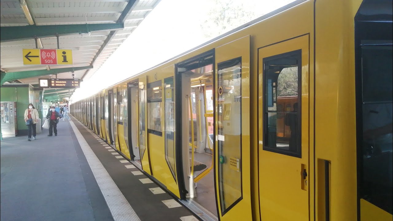 U-Bahn Berlin Mitfahrt von Hallesches Tor bis Krumme Lanke im HK06 Mod auf der U3