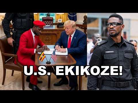 BOBI WINE AMAZE OKWAMBALA OLUVANYUMA LWENDAGANO GYAKOZE MU U.S. KATI ZITOKOTE