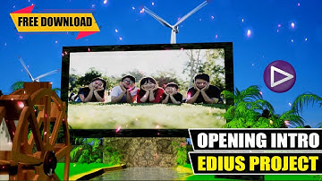 Free Download opening intro for video editing Edius template Project in bangla