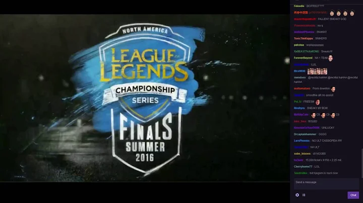 League of Legends: 2016 NA LCS FINALS - TSM vs C9 GAME 1