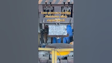 Low pressure casting Aluminum alloy engine block #youtubeshorts