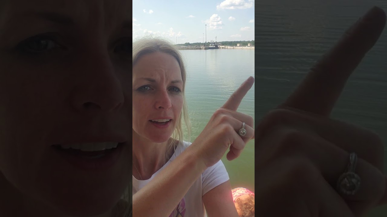 So thats why barges go alone at the Tom Bigby Waterway 