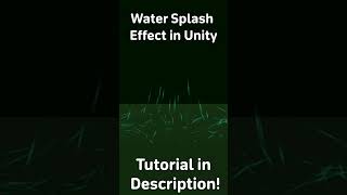 Water Splash VFX in Unity