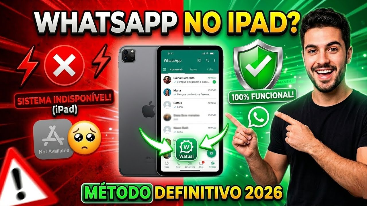 Como Instalar WhatsApp No iPad 100% Funcional Em 2026 - YouTube
