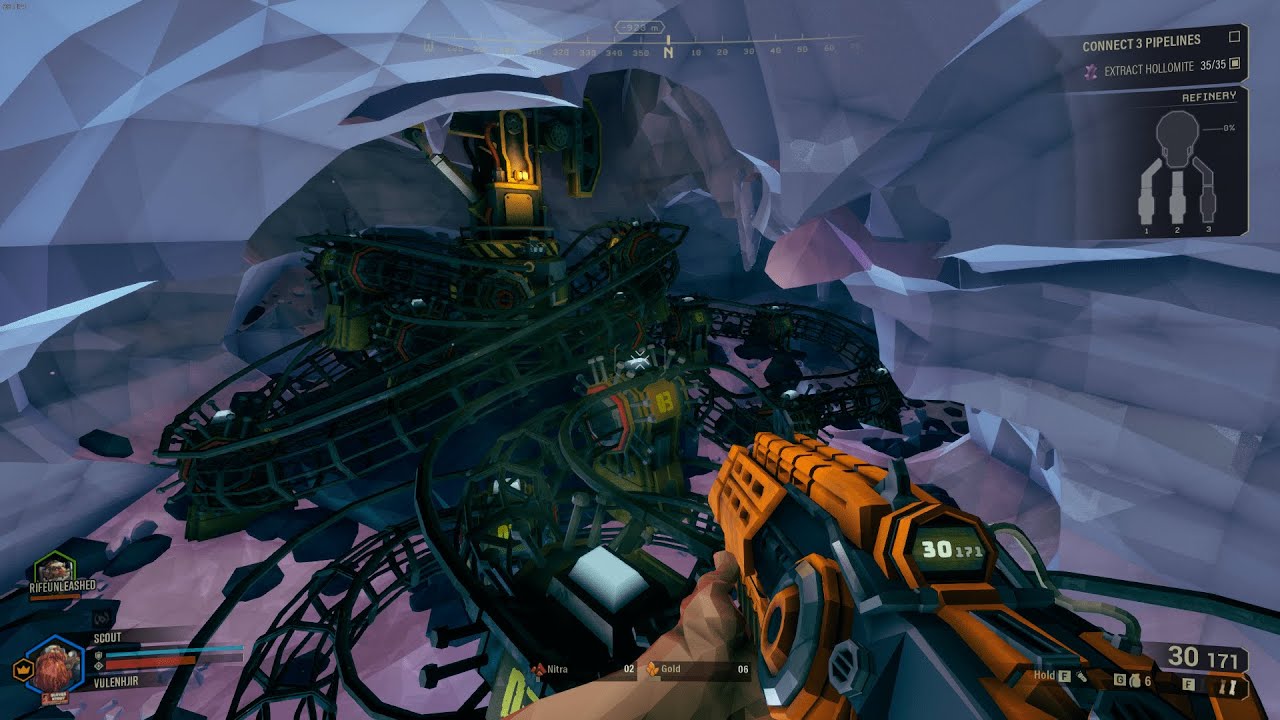 Builds worst pipe, asked to leave Deep Rock Galactic