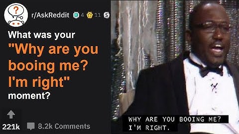 People Share Real life "Why are you booing me? I