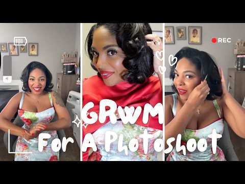 Get Ready With me for a photoshoot