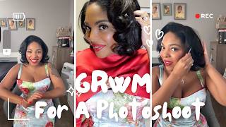 Get Ready With me for a photoshoot