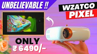 Best Projector Under 10K 2022 WZATCO Pixel Portable LED Projector Unboxing & Review