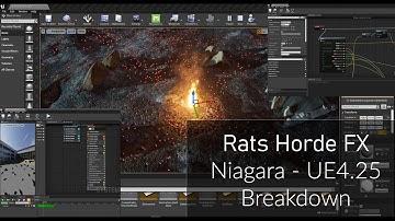 "Rats Horde" Niagara Breakdown - UE 4.25