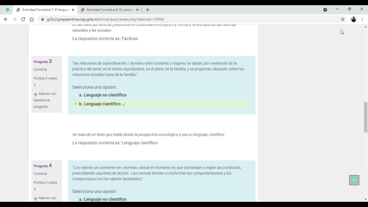 Actividad Formativa 7 El Lenguaje De Las Ciencias www.youtube.com