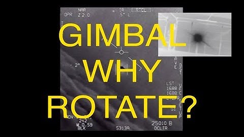 Gimbal UFO: Why Does the Glare Rotate When the Horizon Does Not?