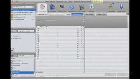 Setting Up PowerSchool Gradebook
