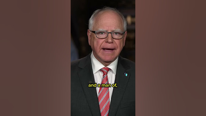 'I think it gets worse': Tim Walz on Trump presidency