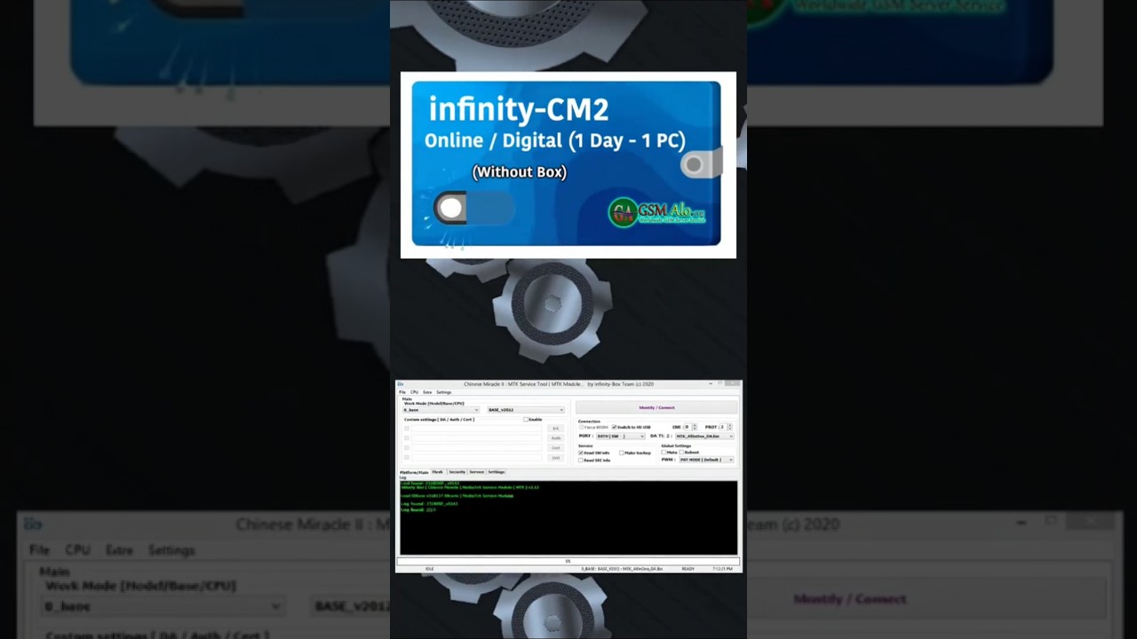 Infinity CM2 Online Digital Tool Rent