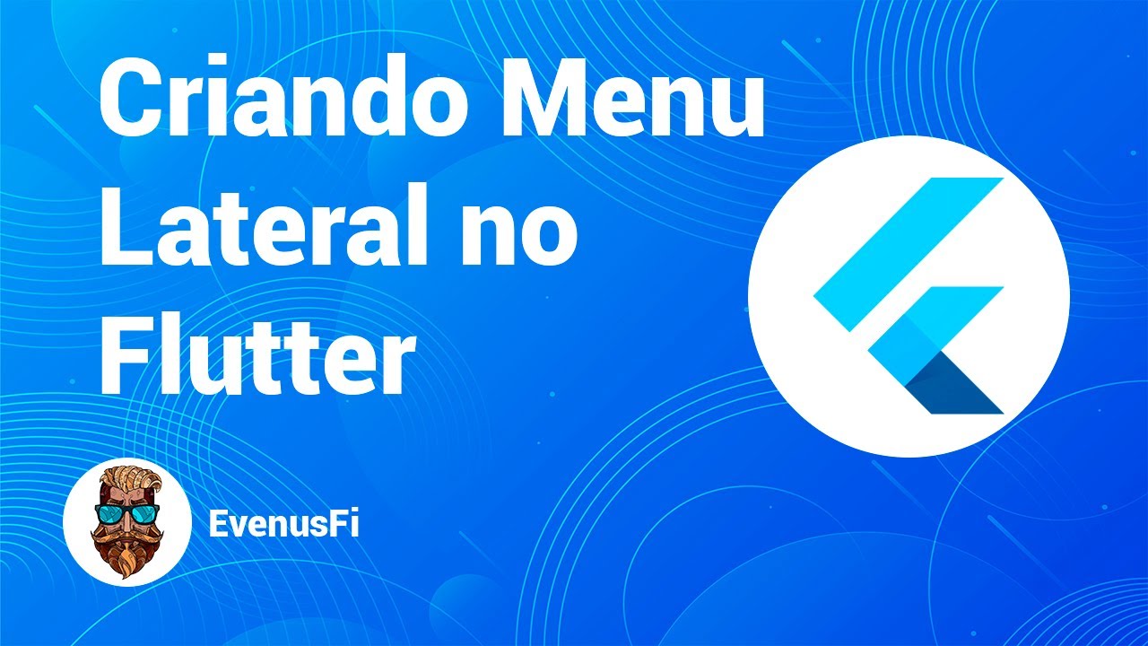 #20 Flutter - Criando Menu Lateral - Drawer - YouTube