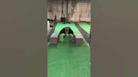 Plyo Push-Ups (onto 2-boxes)