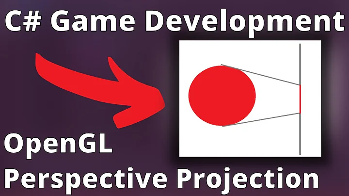 Intuitive Perspective Projection Matrices in OpenGL (No Maths) | C# Game Development | Episode 006