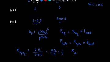 At 60°C, dinitrogen tetra oxide is 50% dissociated. Calculate the standard free energy at this