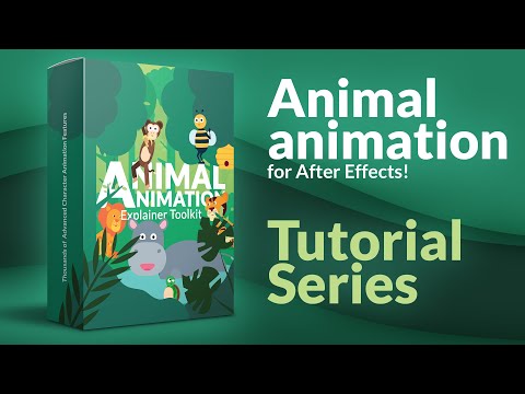 18 Animating Objects using the included animation presets - Animal Animations Explainer Toolkit