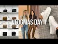 Christmas Shopping At The Mall, Fancy Dinner With Lucy + Reminiscing | Vlogmas Day 1