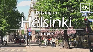 Driving in City of Helsinki, Finland - 4K