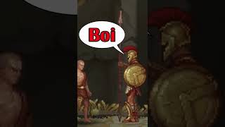 Spartan Soldier Calls Kratos Boi