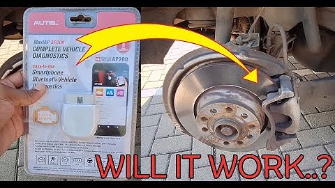 How to Replace Rear Brake Pads on an Audi Q3 using an Autel MaxiAP AP200