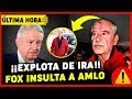 Vicente Fox INSULT4 SIN PIEDAD a AMLO !YA ESTA DESQUICIADO! en ENTREVISTA y queda en RIDICULO