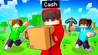 Cash JOINS Our Minecraft World!