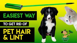 Stick It Roller - Stick It Pet Hair Remover, rouleau à charpie collant  lavable lavable pour poils d'animaux, vêtements, sièges d'auto-c